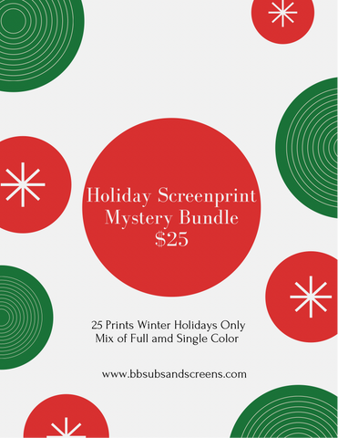 Holiday Screen Print Mystery Bundle
