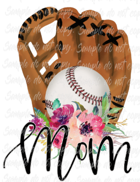 Senior Baseball Mom DTF Transfer