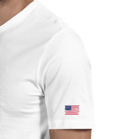 Distressed American Flag Sleeve Print 4 pack