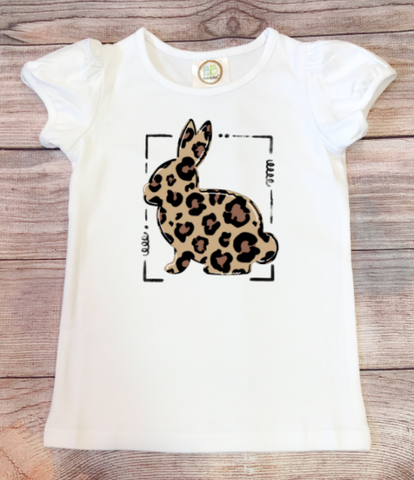 Leopard Easter Bunny Youth Sized Screen Print Transfers