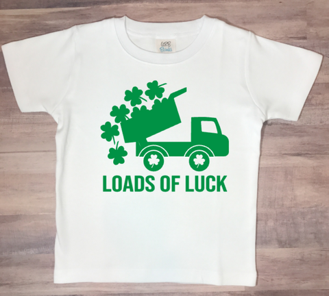 Loads of Luck Kids Sized Screen Print Transfer