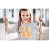 Tennessee Decorated Letters Graphic T-shirt TN Volunteers