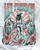 Let Freedom Ring Country Western Patriotic Design DTF Print