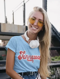 Tennessee Vintage Style Graphic T-Shirt Patriotic Retro Groovy