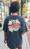 Georgia State Themed Bulldogs Football Shirt Game Day Arches