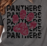 Lakeside Panthers Pawprint Tshirt Shirt Game Day