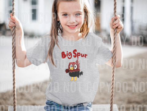 Big Spur South Carolina Gamecocks Girly with Bow Cartoon Style Mascot DTF Transfer