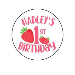 Hadley's Birthday Stickers