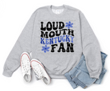 Loud Mouth Kentucky Fan Print Design DTF Print