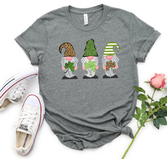 St. Patrick's Day Gnomes with Shamrocks DTF Print