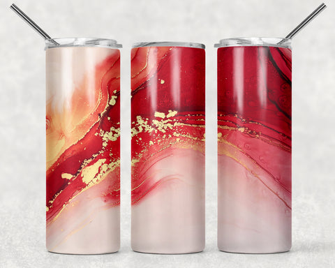 Red Agate Sublimation Tumbler Sized Print #28