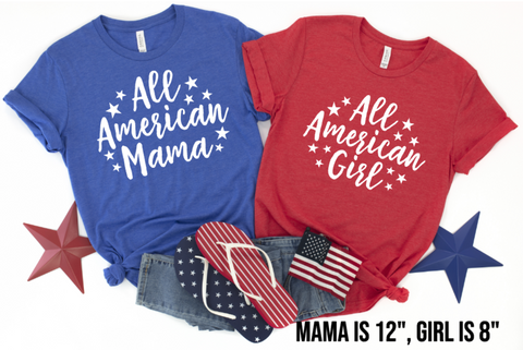 American Mama Adult Sized Screen Print Single Color
