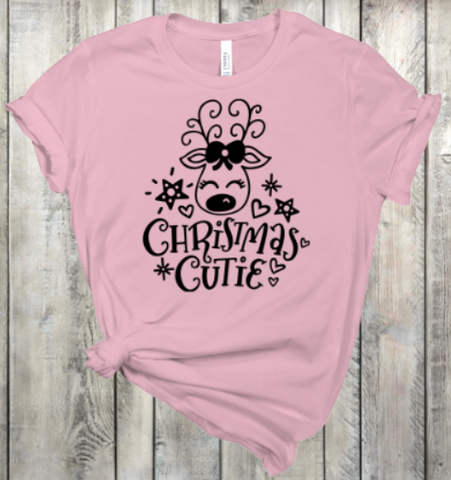 Christmas Cutie Youth Sized Screen Print Transfers RTS