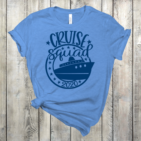 Cruise Squad 2020 Youth Sized Screen Print Transfers
