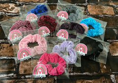 Thank You Gift Scrunchie with Valentine's Sticker
