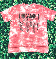 Dreamer Pink Tie Dye Shirt