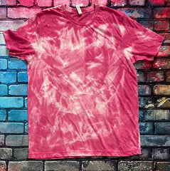 Bella Berry Triblend Bleached Shirt Scrunched Style
