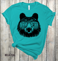 Mama Bear Black Adult Sized Screen Print Transfers