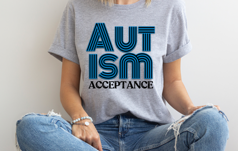 Autism Acceptance Design DTF Print