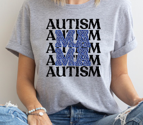 Autism Mama Design DTF Print