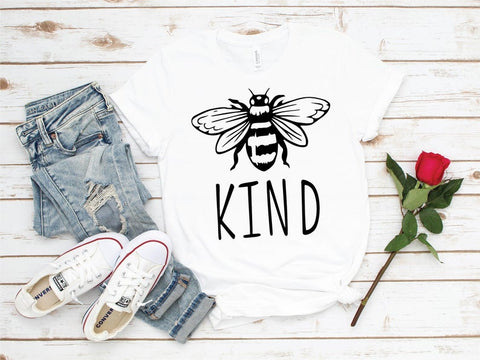 Bee Kind Youth Sized Screen Print Single Color