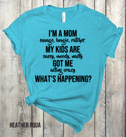 Bougie Mom Adult Sized Screen Print Single Color
