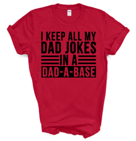 Dad Jokes Adult Screen Print Transfer