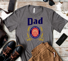 Dad Fine Man & Patriot Adult Sized Screen Print Transfers