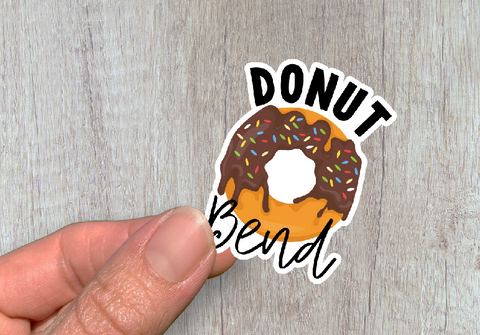 Donut Bend Decal Stickers
