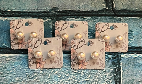 Pearl Earrings Thank You Gift Package Filler