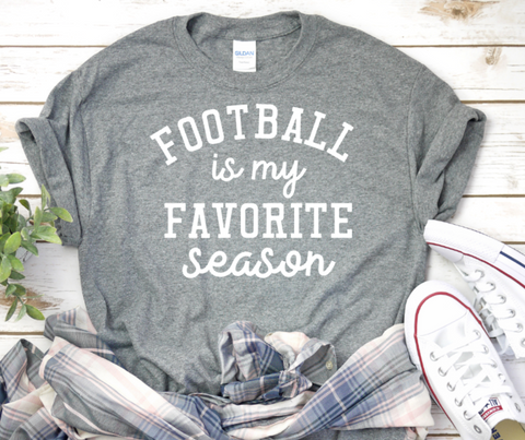 Football is My Favorite Season Adult Sized Screen Print Transfers