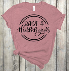 Raise a Hallelujah Adult Sized Screen Print Transfers