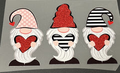 RTS DTF Valentine’s Gnomes with Hearts 5”