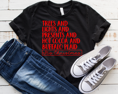 It's Christmas Red Single Color Screen Print Transfers