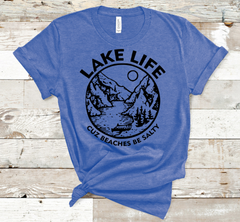 Lake Life Adult Sized Screen Print Transfers