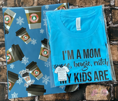 Thanks a Latte Tshirt Packaging Bundle