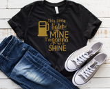 This Little Light of Mine Gas Light Adult Sized Screen Print Transfers