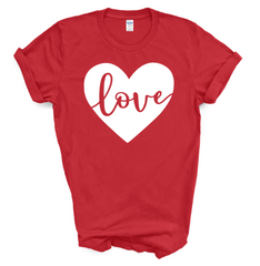 Love Screen printed tshirt DROP SHIP AVAILABLE