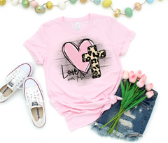 Love Never Fails Adult Sized Screen Print Transfers