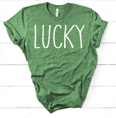 LUCKY Rae Dunn Inspired Screen Print St. Patrick's Day