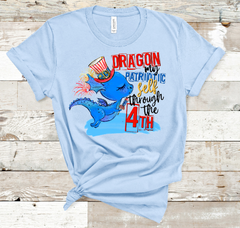 Dragon My Patriotic Self Through the 4th Sublimation Print #P02