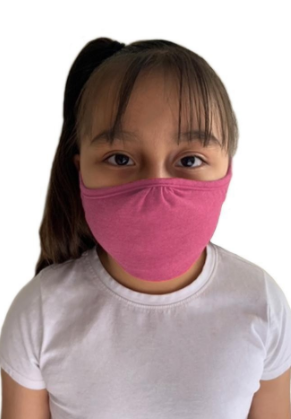 Pink Youth Face Mask