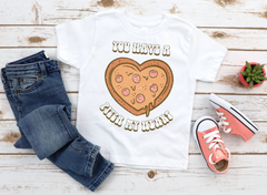 Pizza My Heart Valentine's Day DTF Print