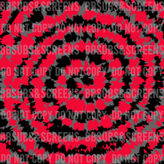 Red Black Team Theme Tie Dye Sublimation Print #100