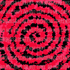 Red Black Team Theme Tie Dye Sublimation Print #103