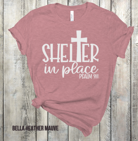 Shelter In Place Adult Sized Screen Print Single Color