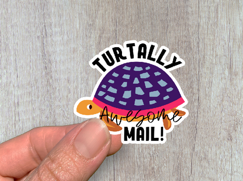 Turtally Awesome Mail Decal Stickers #204