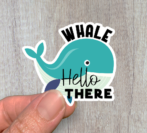 Whale Hello There Decal Stickers #203